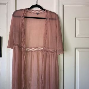 Super cute sheer cover up!